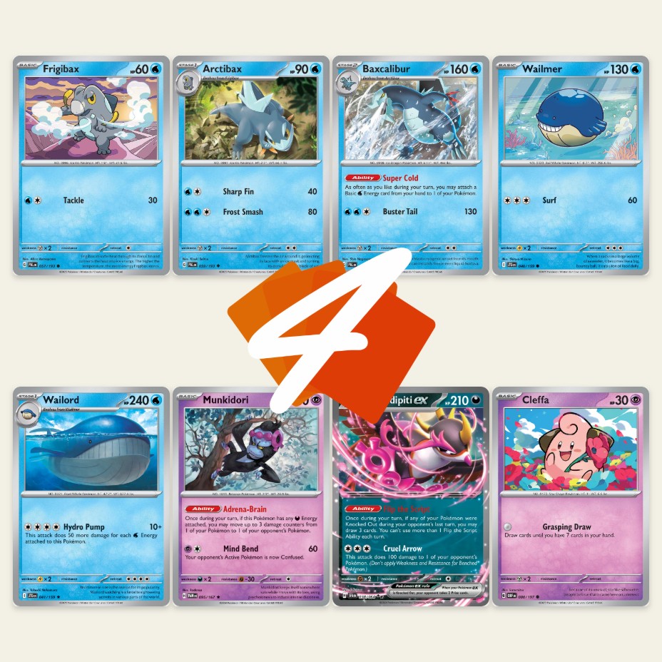 WAILORD ex!? : 340 HP Tank & OHKO Anything ! PTCGL Gameplay (JOURNEY TOGETHER)